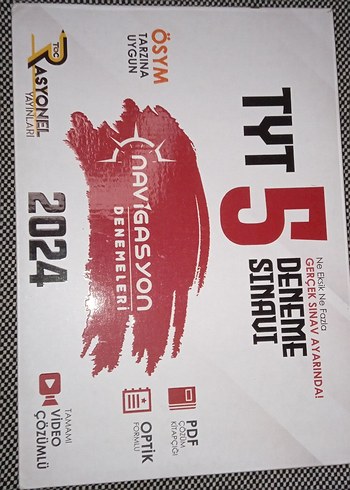 2024 TYT 5 Deneme Sınavı - Navigasyon Denemeleri
