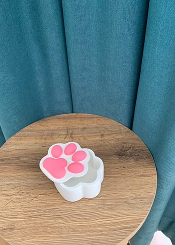  Beden Pembe Kedi Pençe Şekilli Aksesuar Kutusu