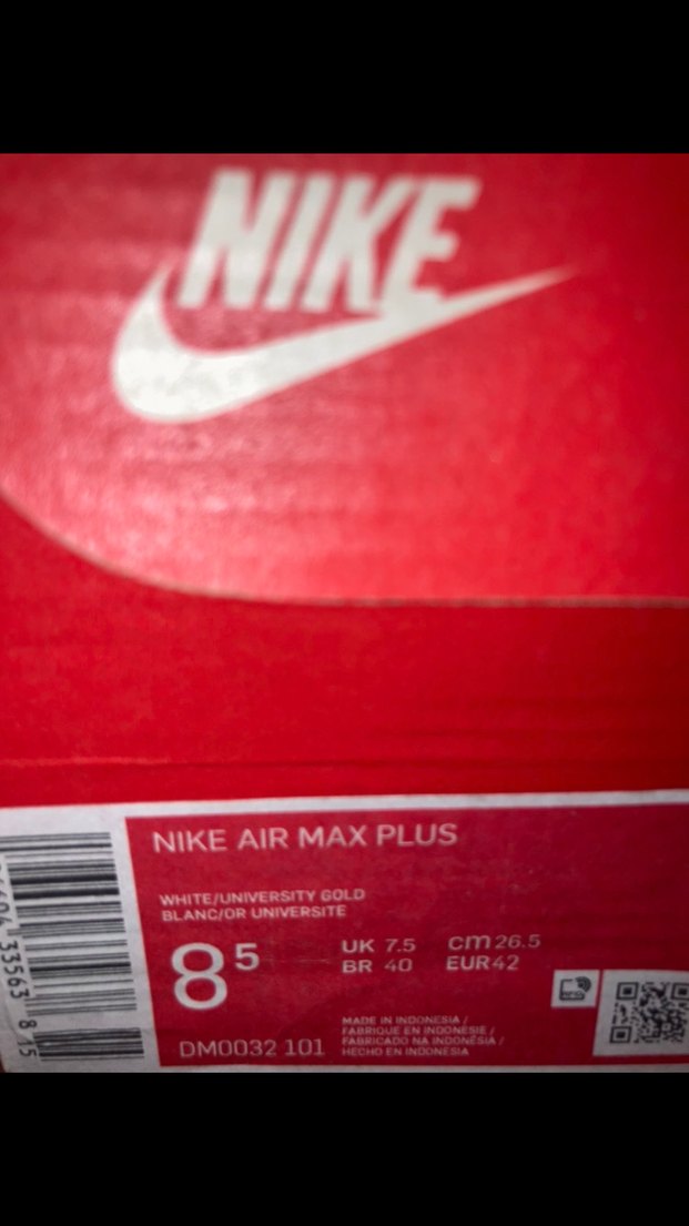 Nike Air Max Plus White/University Blue - Görsel 3