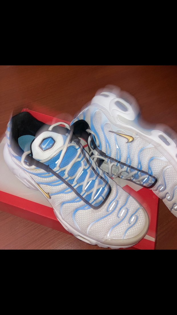 Nike Air Max Plus White/University Blue - Görsel 2