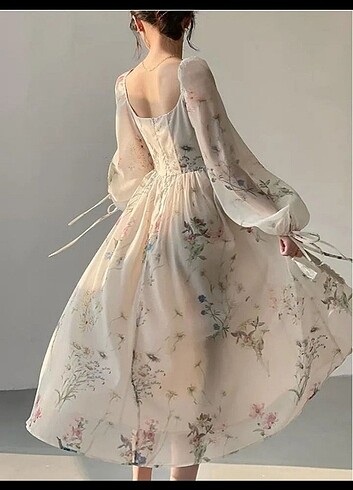 Diğer lolita lempicka çiçekli elbise
