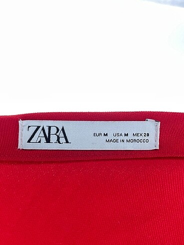 m Beden kırmızı Renk Zara Bluz %70 İndirimli.