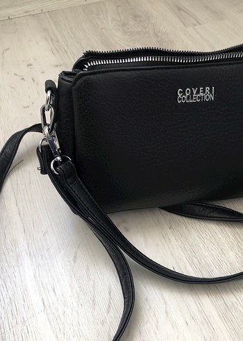 Coveri collection Siyah Deri Kadın Çanta