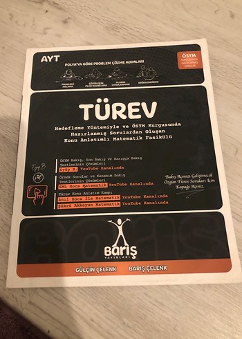 Barış Yayınları AYT Türev Konu Anlatımlı Matematik Fasikülü