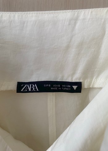 Zara Beyaz İnce Askılı Mini tulum Elbise