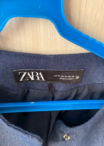 Zara Zara Kadın Kolsuz Denim Yelek