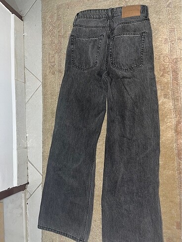 34 Beden gri Renk H&M Koyu gri kot pantalon