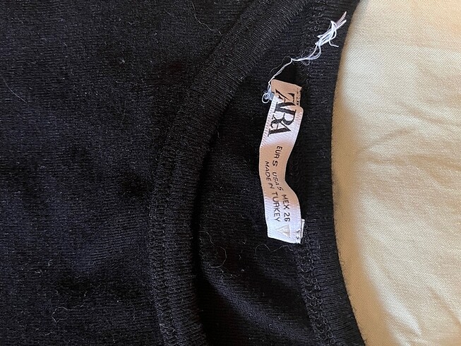 Zara Zara Siyah crop