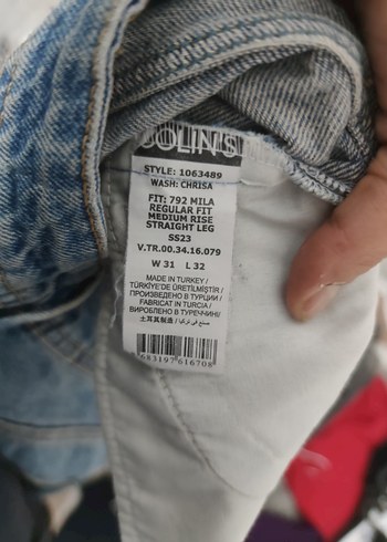 Kadın Mavi Denim Normal Boy Jean - Görsel 6