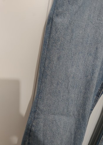 Kadın Mavi Denim Normal Boy Jean - Görsel 4