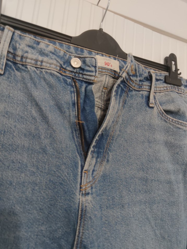 Kadın Mavi Denim Normal Boy Jean - Görsel 2