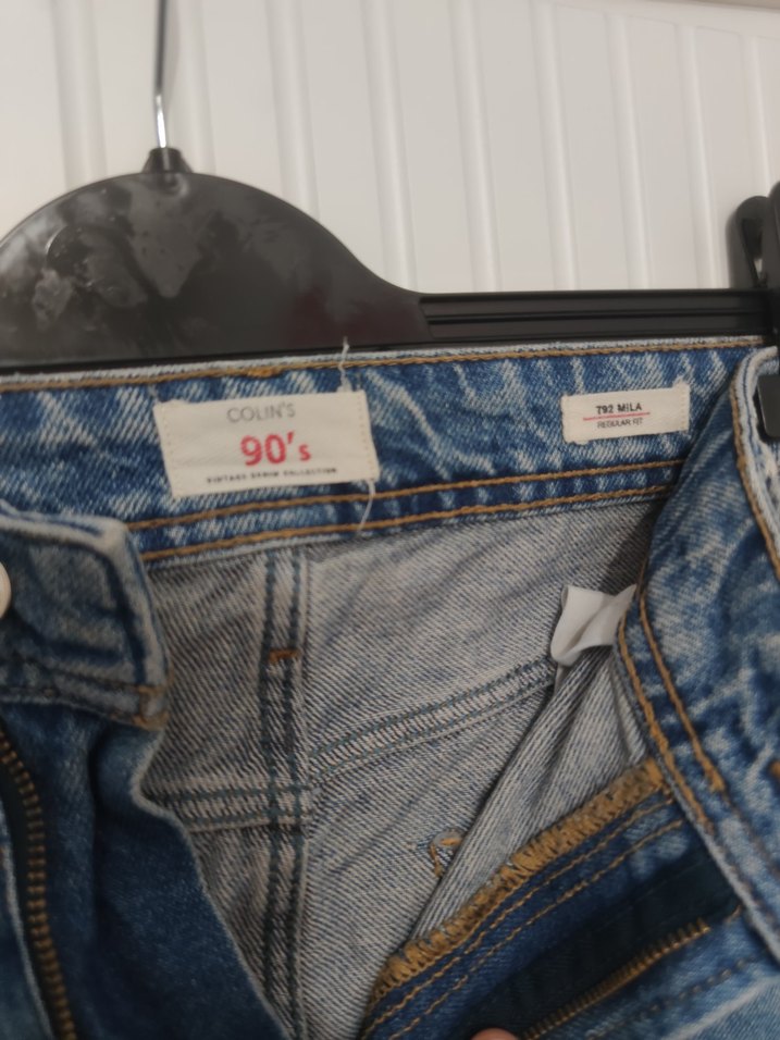 Kadın Mavi Denim Normal Boy Jean - Görsel 3