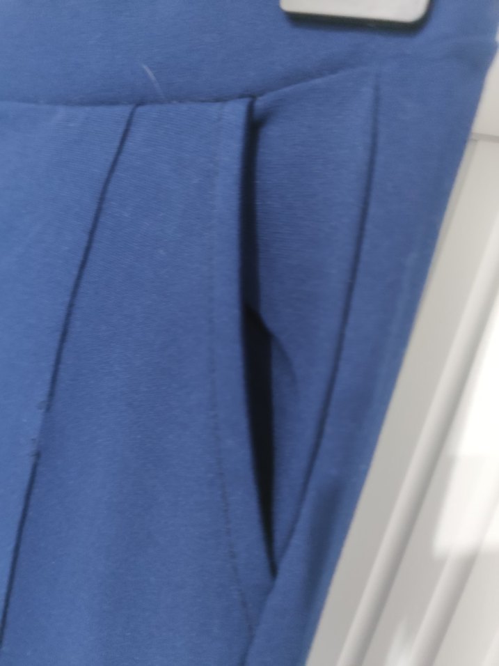 Lacivert Kadın Rahat Kesim Tayt Pantolon - Görsel 2