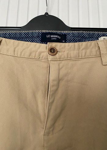 LC Waikiki Bej Chino Pantolon - 32 Beden (Slim Fit) - Görsel 2