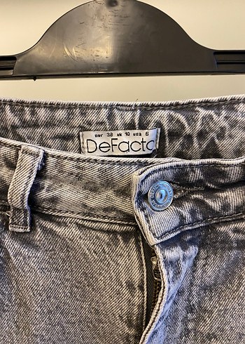 DeFacto Gri Jean Pantolon - 38 Beden / M - Görsel 3