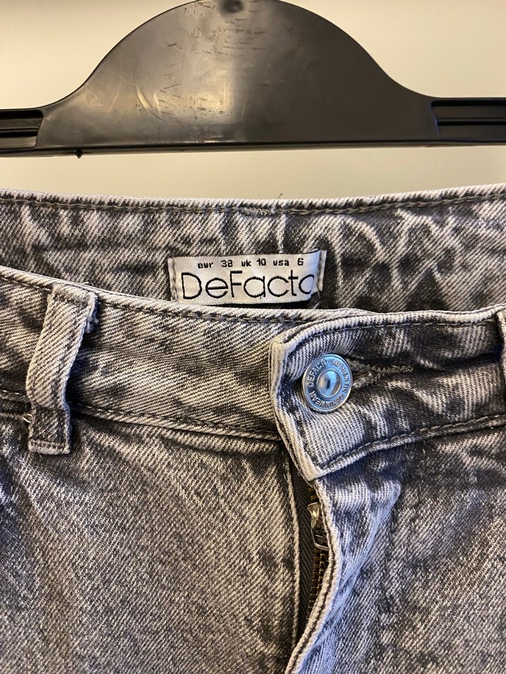 DeFacto Gri Jean Pantolon - 38 Beden / M - Görsel 3