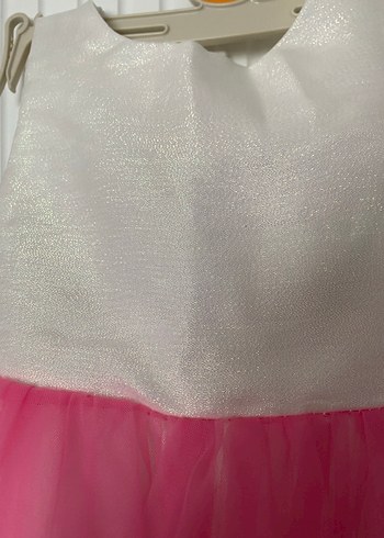 2'li Kız Bebek Abiye Elbise Seti - 1~2 Yaş - Görsel 5