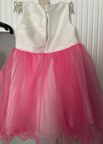 2'li Kız Bebek Abiye Elbise Seti - 1~2 Yaş - Görsel 7