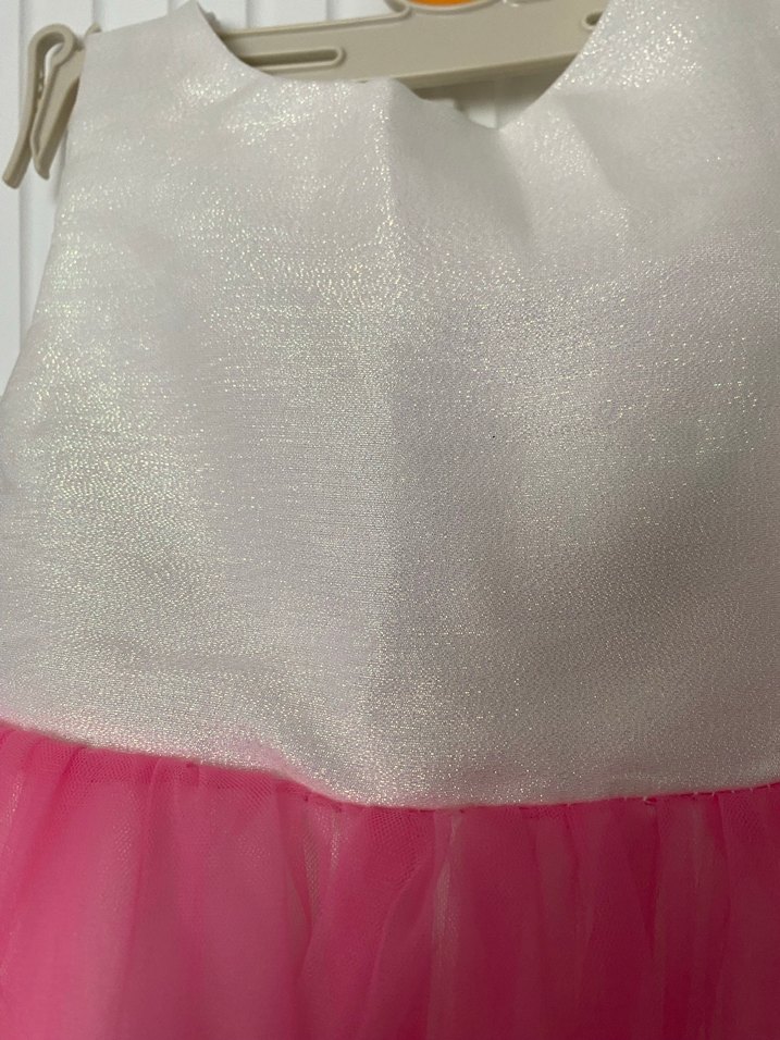 2'li Kız Bebek Abiye Elbise Seti - 1~2 Yaş - Görsel 5