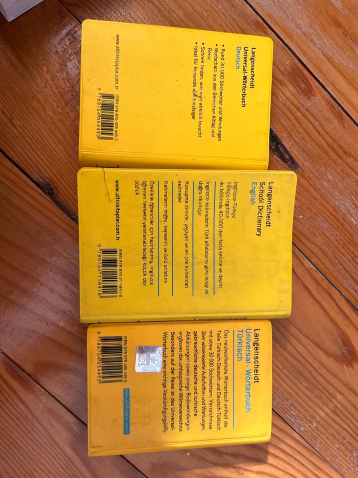 Langenscheidt Almanca, İngilizce ve Türkçe Sözlük Seti - Görsel 2