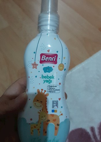 Benri Bebek Yağı Mavi Pastel Şişe - Görsel 3