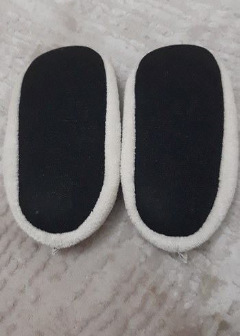 Kız Çocuk Beyaz Kürk Detaylı Ev Terliği - Görsel 2