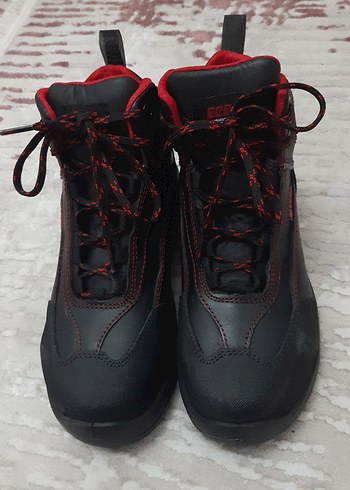 Kırmızı Siyah Erkek Biker Bağcık - Görsel 2