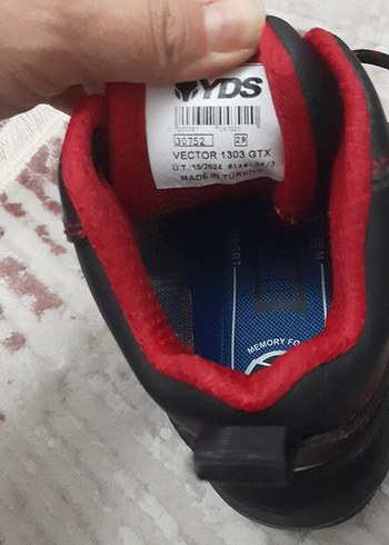 Kırmızı Siyah Erkek Biker Bağcık - Görsel 4