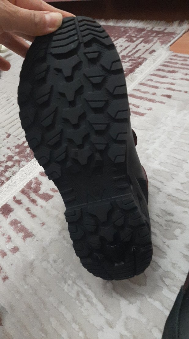 Kırmızı Siyah Erkek Biker Bağcık - Görsel 3