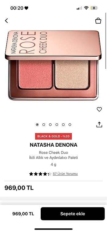 Natasha denona rose cheek duo