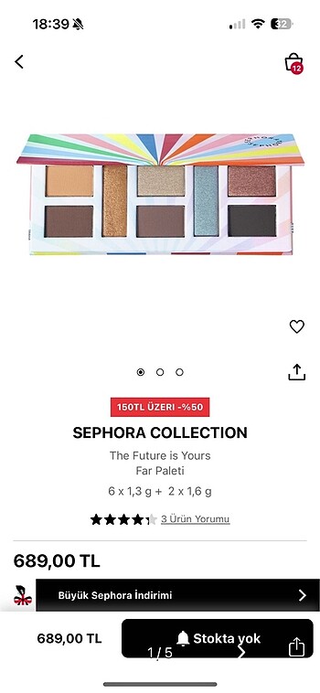 Sephora far paleti
