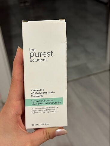 The purest solutions nemlendirici krem