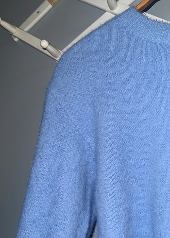 Mavi Triko Kadın Kazak - Görsel 4