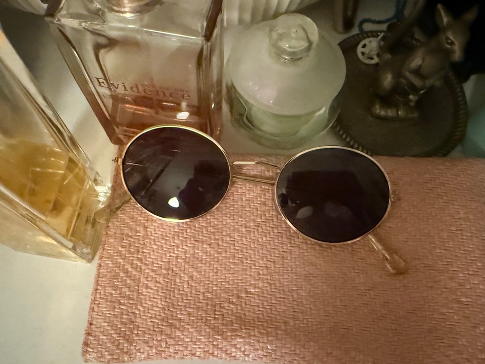 Stradivarius Yuvarlak Güneş Gözlüğü - Görsel 3