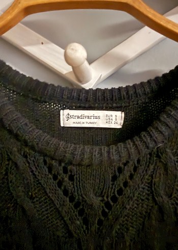 Siyah Örgü Kadın Kazak - Görsel 5