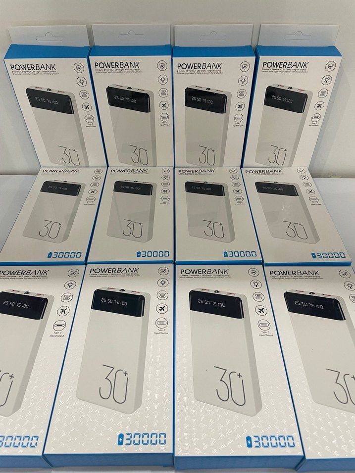 30.000 mAh Beyaz Powerbank - Görsel 2