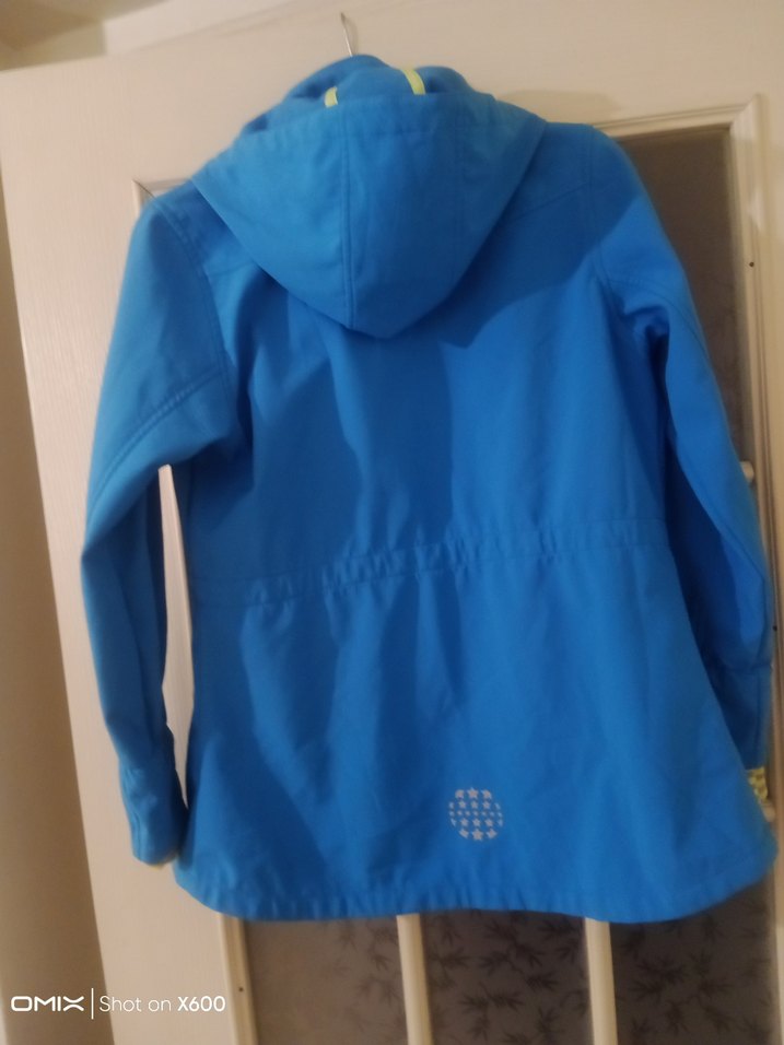 Erkek Çocuk Parlak Mavi Fermuarlı Yağmurluk - Görsel 3