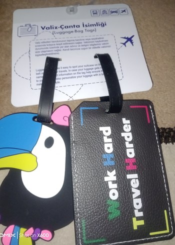 Renkli Pop Art valiz çanta isimligi - Görsel 4