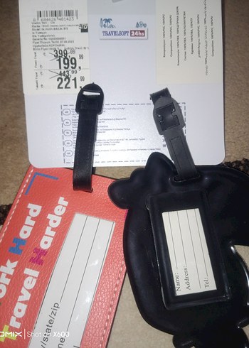 Renkli Pop Art valiz çanta isimligi - Görsel 3