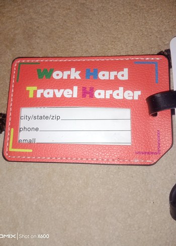 Renkli Pop Art valiz çanta isimligi - Görsel 2