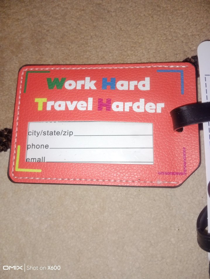 Renkli Pop Art valiz çanta isimligi - Görsel 2