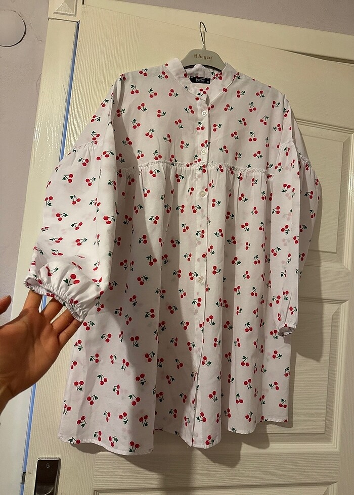 Kiraz desenli gömlek - Görsel 3