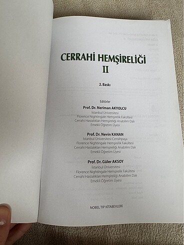 Beden Renk CERRAHİ HEMŞİRELİĞİ 2