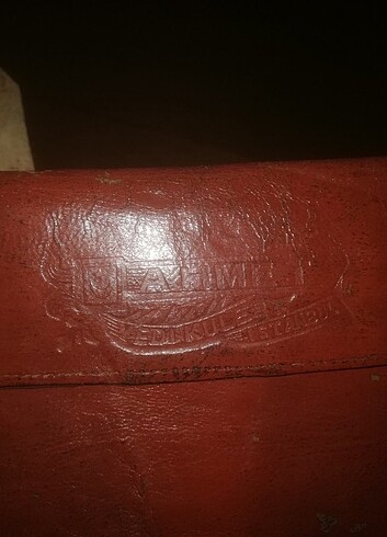 Antika deri cüzdan - Görsel 4