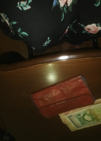 Antika deri cüzdan - Görsel 5