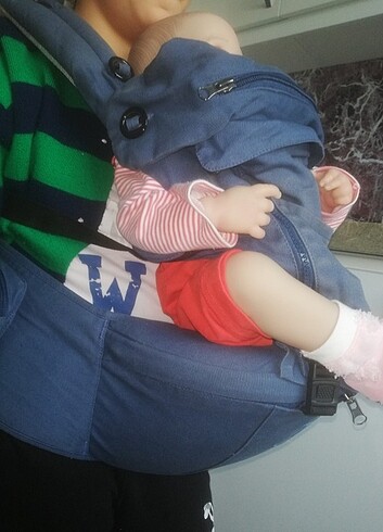 Kanguru 30 kğ taşiyabilir ergonomik bel sırt destekli çok rahat  - Görsel 2