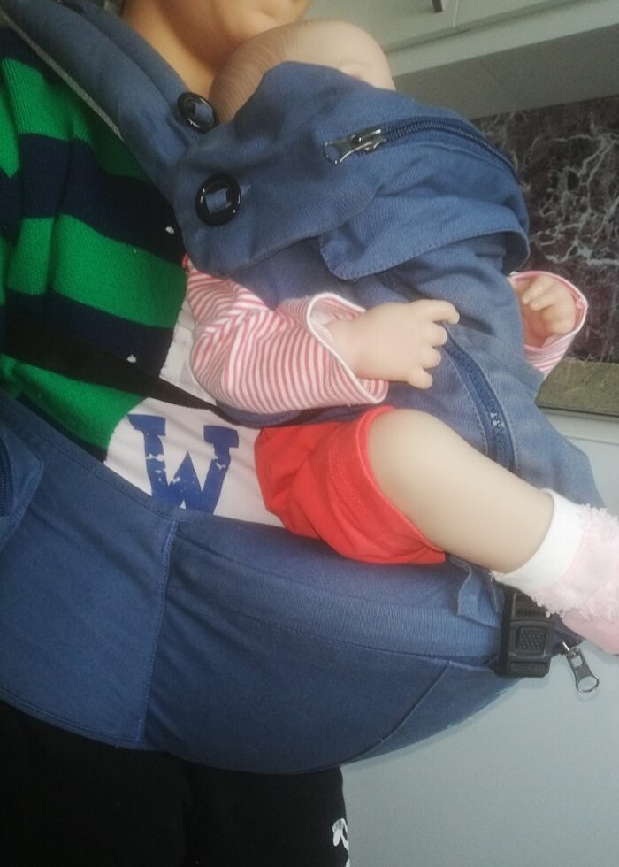 Kanguru 30 kğ taşiyabilir ergonomik bel sırt destekli çok rahat  - Görsel 2