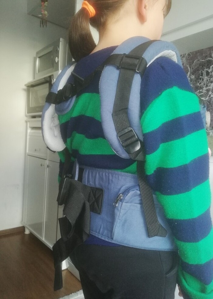 Kanguru 30 kğ taşiyabilir ergonomik bel sırt destekli çok rahat  - Görsel 3