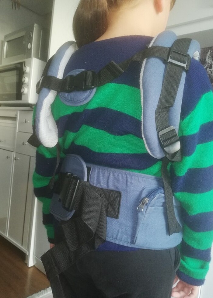 Kanguru 30 kğ taşiyabilir ergonomik bel sırt destekli çok rahat  - Görsel 5