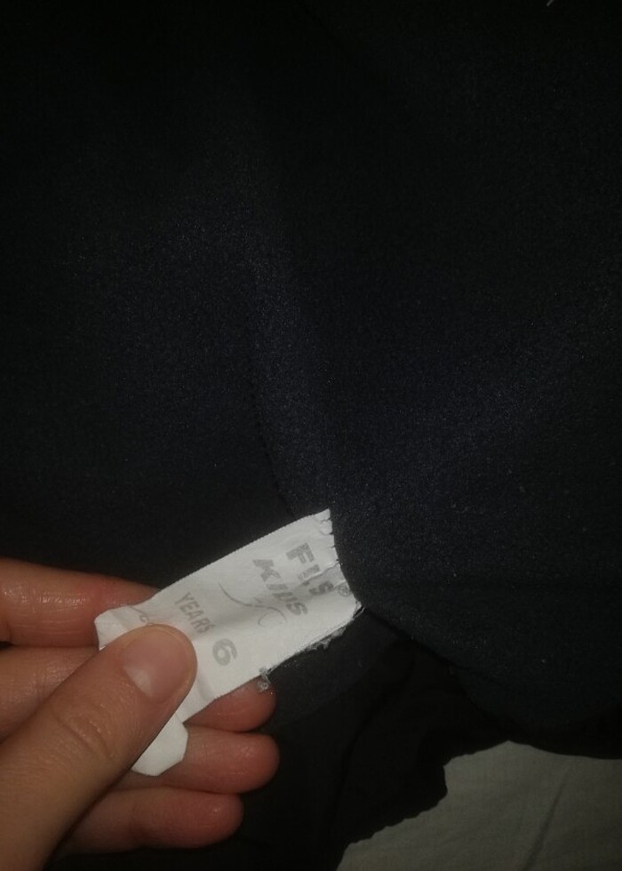 Çoçuk mont içi polarlı şapkali şişme mont temiz ürün - Görsel 4